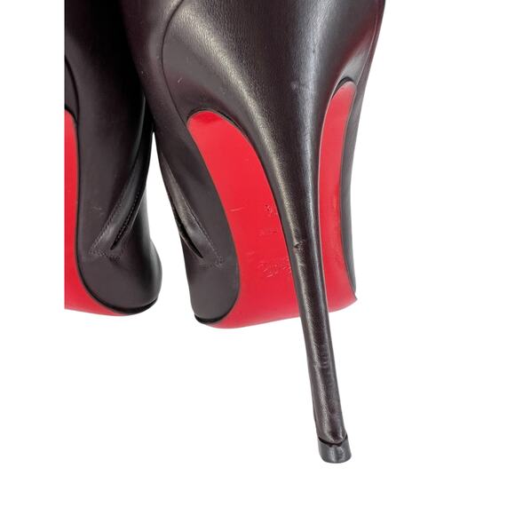 Christian Louboutin Bellissima 100MM Leather Ankle Booties - Picture 11 of 16